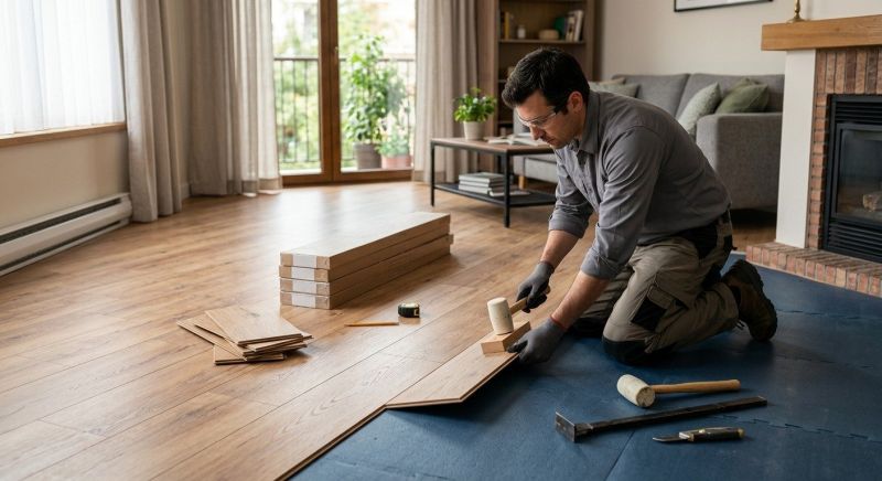 Laminate Floor Installation in Clifton, VA