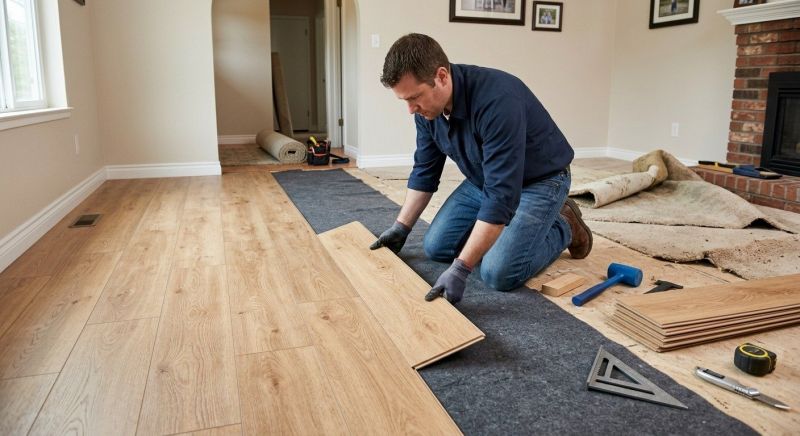 Laminate Floor Remodeling in Lorton, VA