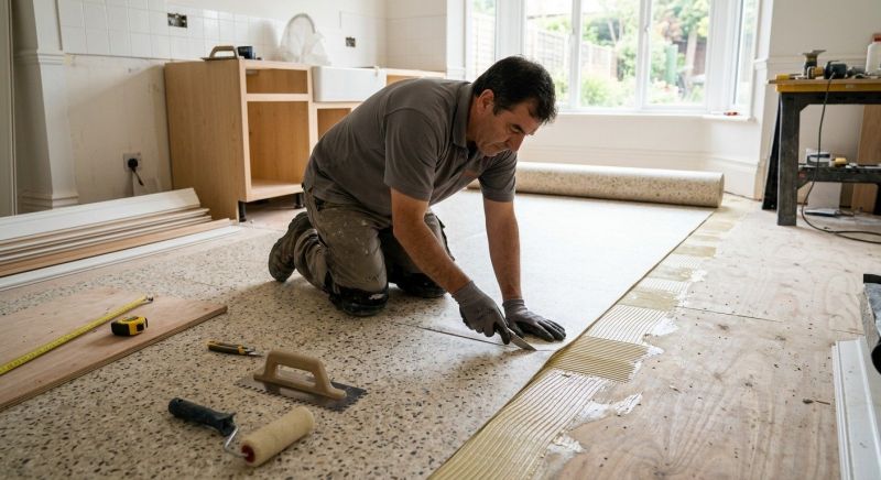 Linoleum Floor Installation in Great Falls, VA