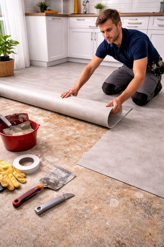 Linoleum Floor Installation in Temple Hills, MD