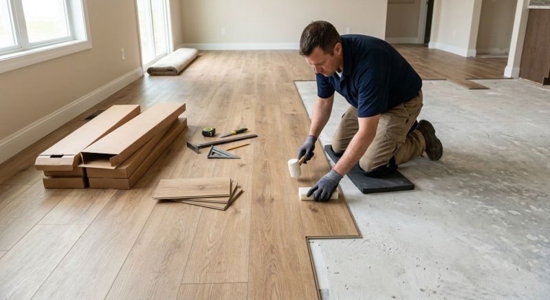 Luxury Vinyl Tile Installation in Catlett, VA