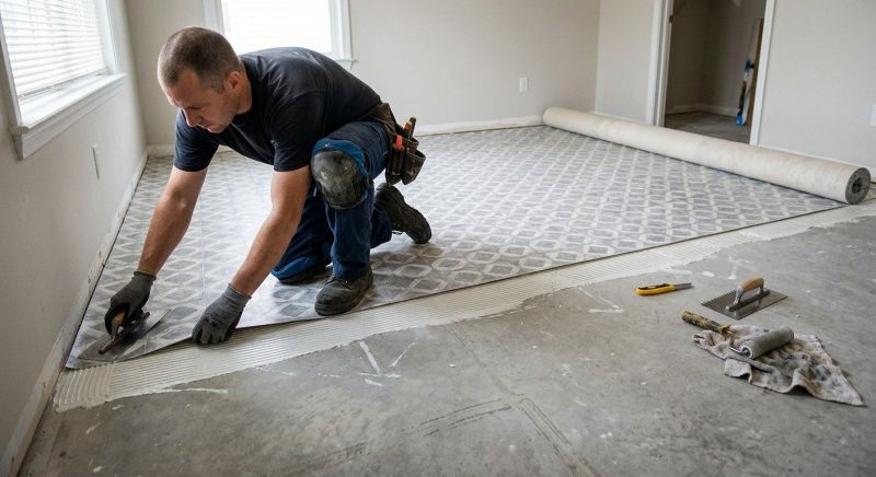 Sheet Flooring Installation in Centreville, VA