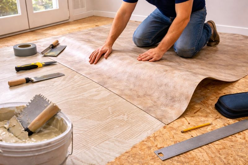 Sheet Flooring Installation in Clinton, MD