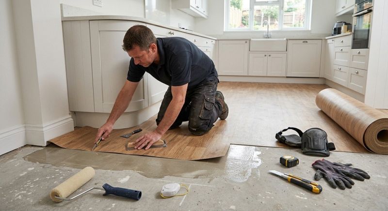 Sheet Linoleum Installation in Fairfax County, VA