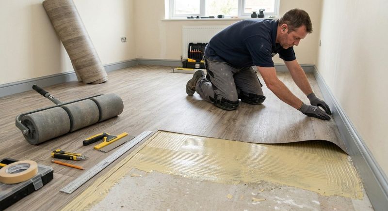 Sheet Vinyl Installation in Burke, VA