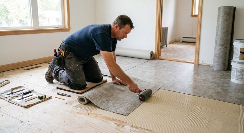 Sheet Vinyl Installation in Falls Church, VA